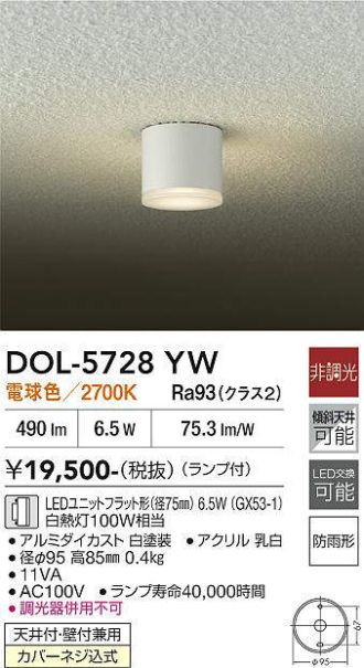DOL-5728YW