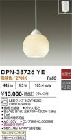 DPN-38726YE