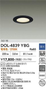 DOL-4839YBG