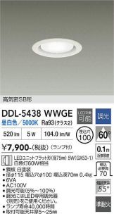 DDL-5438WWGE
