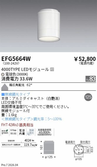 EFG5664W
