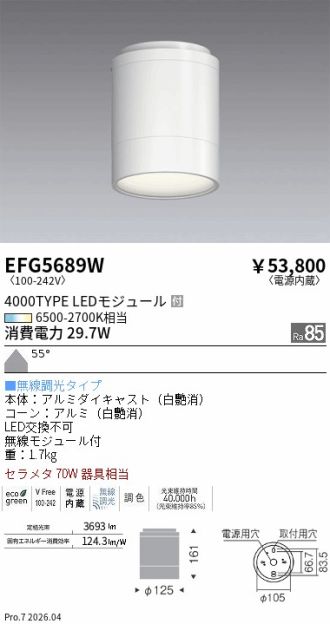 EFG5689W