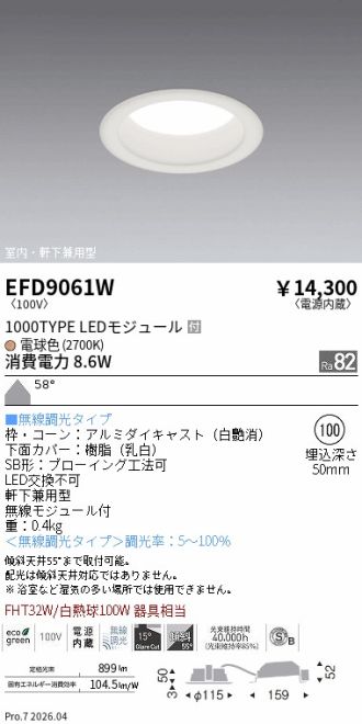 EFD9061W