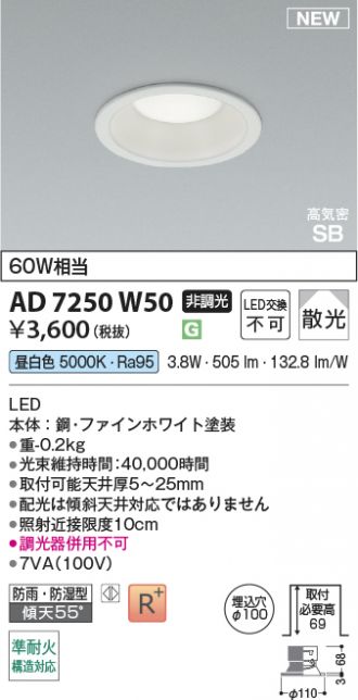 KAD7250W50