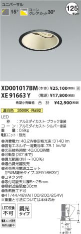 XD001017BM-XE91663Y