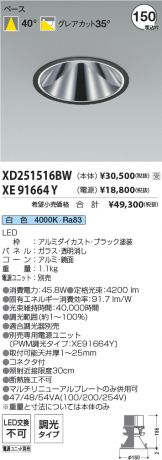 XD251516BW-XE91664Y
