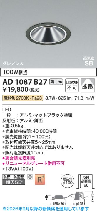 AD1087B27