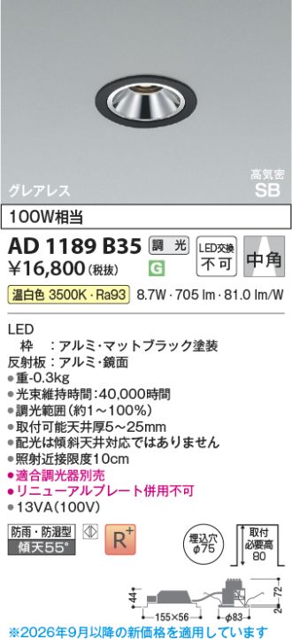 AD1189B35