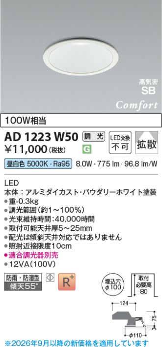 AD1223W50