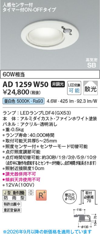 AD1259W50
