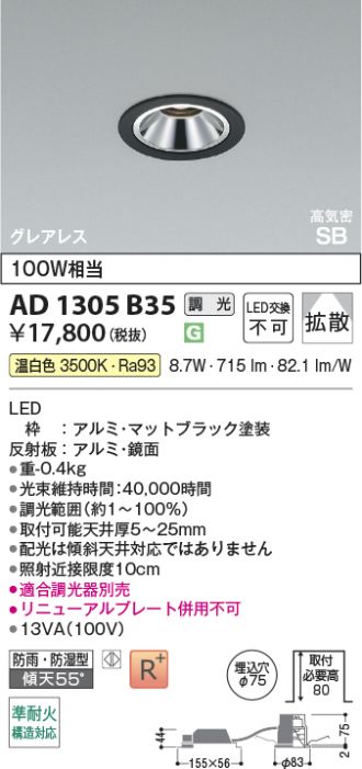 AD1305B35