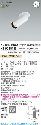 XD306710WA