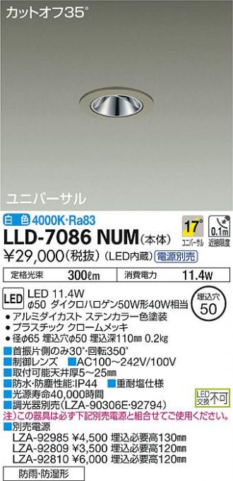LLD-7086NUM