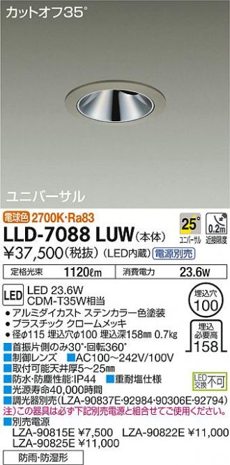 LLD-7088LUW