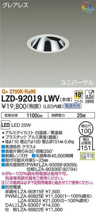 LZD-92019LWV