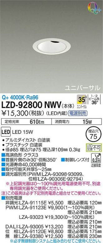 LZD-92800NWV