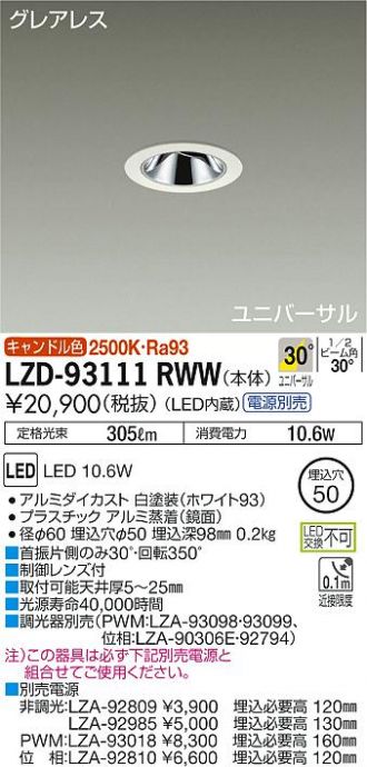 LZD-93111RWW