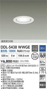 DDL-5438WWGE