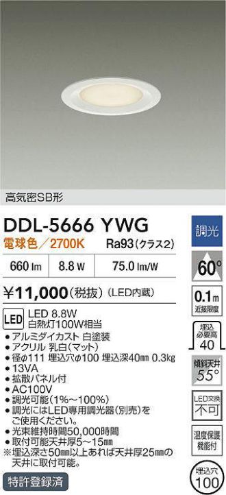 DDL-5666YWG