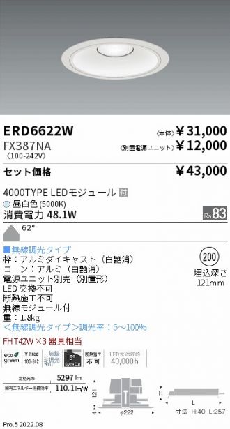 ERD6622W-FX387NA