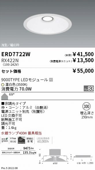 ERD7722W-RX422N