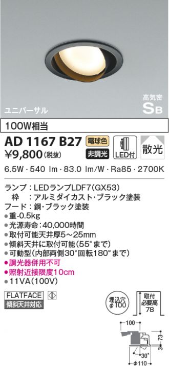 AD1167B27