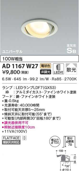 AD1167W27