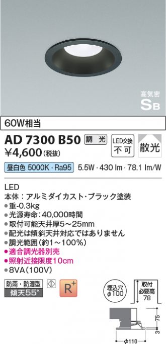 AD7300B50