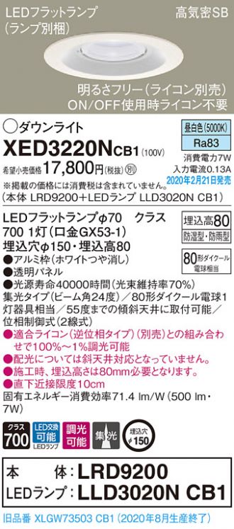 XED3220NCB1