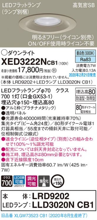 XED3222NCB1