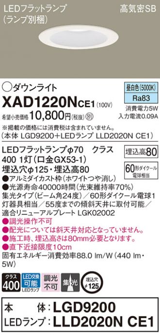 XAD1220NCE1