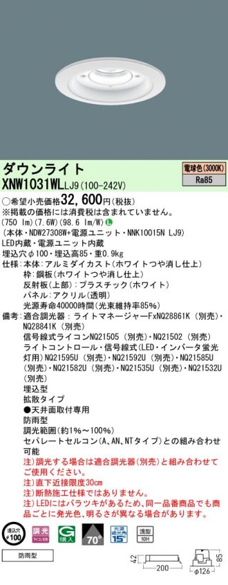 XNW1031WLLJ9