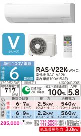 RAS-V22K-W