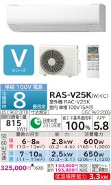 RAS-V25K-W