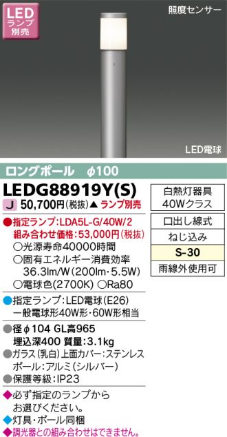 LEDG88919YS